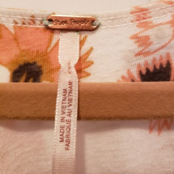 Free People boho top sz L EUC - Picture 3 of 4